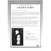 Buste Giger Alien signé H.R.Giger Sideshow