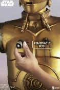 Star Wars C-3PO Statue Taille Réelle Sideshow NV