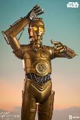 Star Wars C-3PO Statue Taille Réelle Sideshow NV