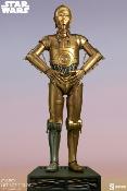 Star Wars C-3PO Statue Taille Réelle Sideshow NV