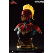 Captain Marvel Buste Taille Réelle Queen Studios