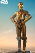 Star Wars C-3PO Statue Taille Réelle Sideshow NV