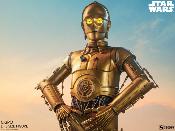 Star Wars C-3PO Statue Taille Réelle Sideshow NV