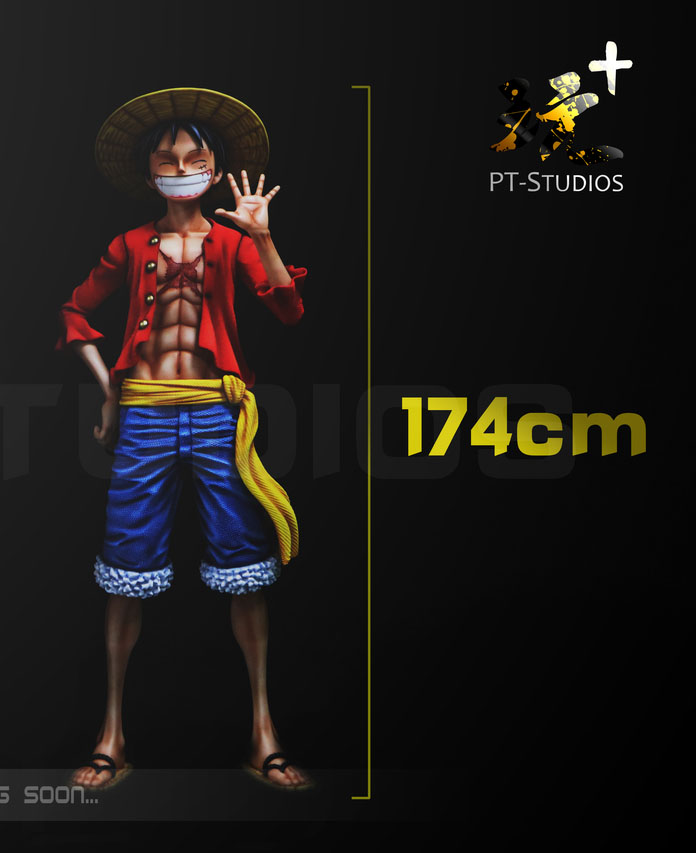 One Piece Monkey D Luffy Statue Taille Réelle 1:1 PT Studios