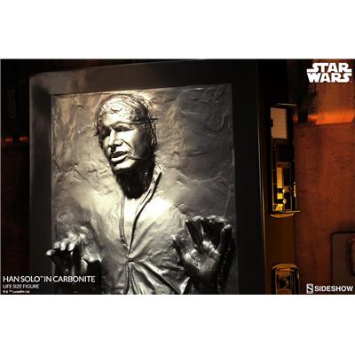 Star Wars Han Solo in Carbonite Life-Size Statue Figure Sideshow, star ...