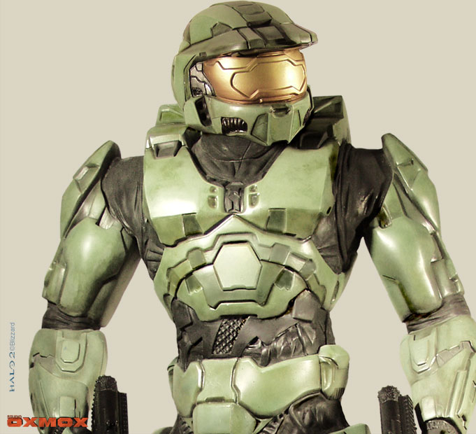 Halo 2 Master Chief Life-Size Statue Oxmox Muckle, Halo 1:1 life size ...