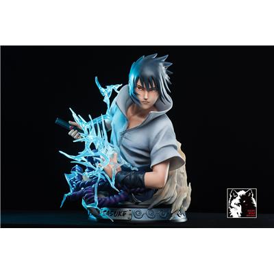 Naruto Shippuden Sasuke Buste Taille Réelle Night Wolf Studio