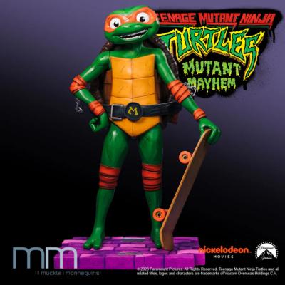 Les Tortues Ninja - Michelangelo Statue Taille Réelle 1/1 Muckle