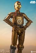 Star Wars C-3PO Statue Taille Réelle Sideshow NV