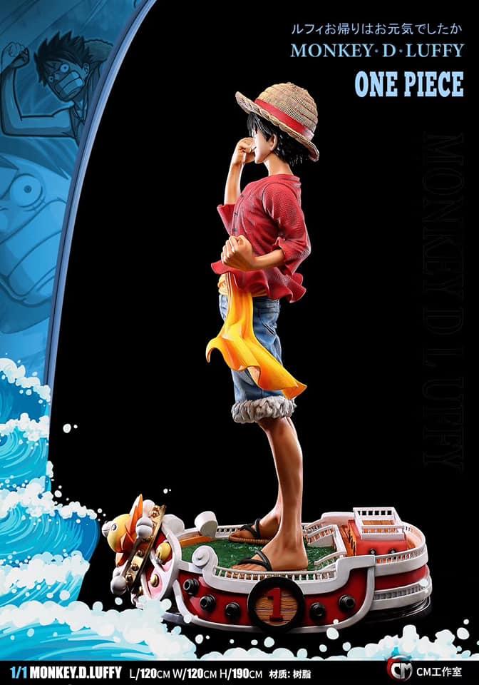 One Piece Monkey D Luffy Statue Taille Réelle 1:1 PT Studios